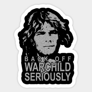 Back Off Warchild Seriously Point Break Sticker